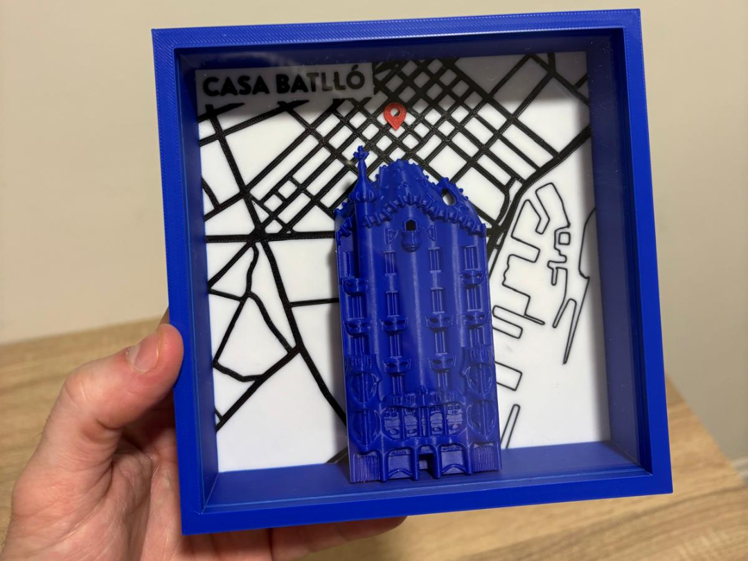 Casa Batlló enmarcada