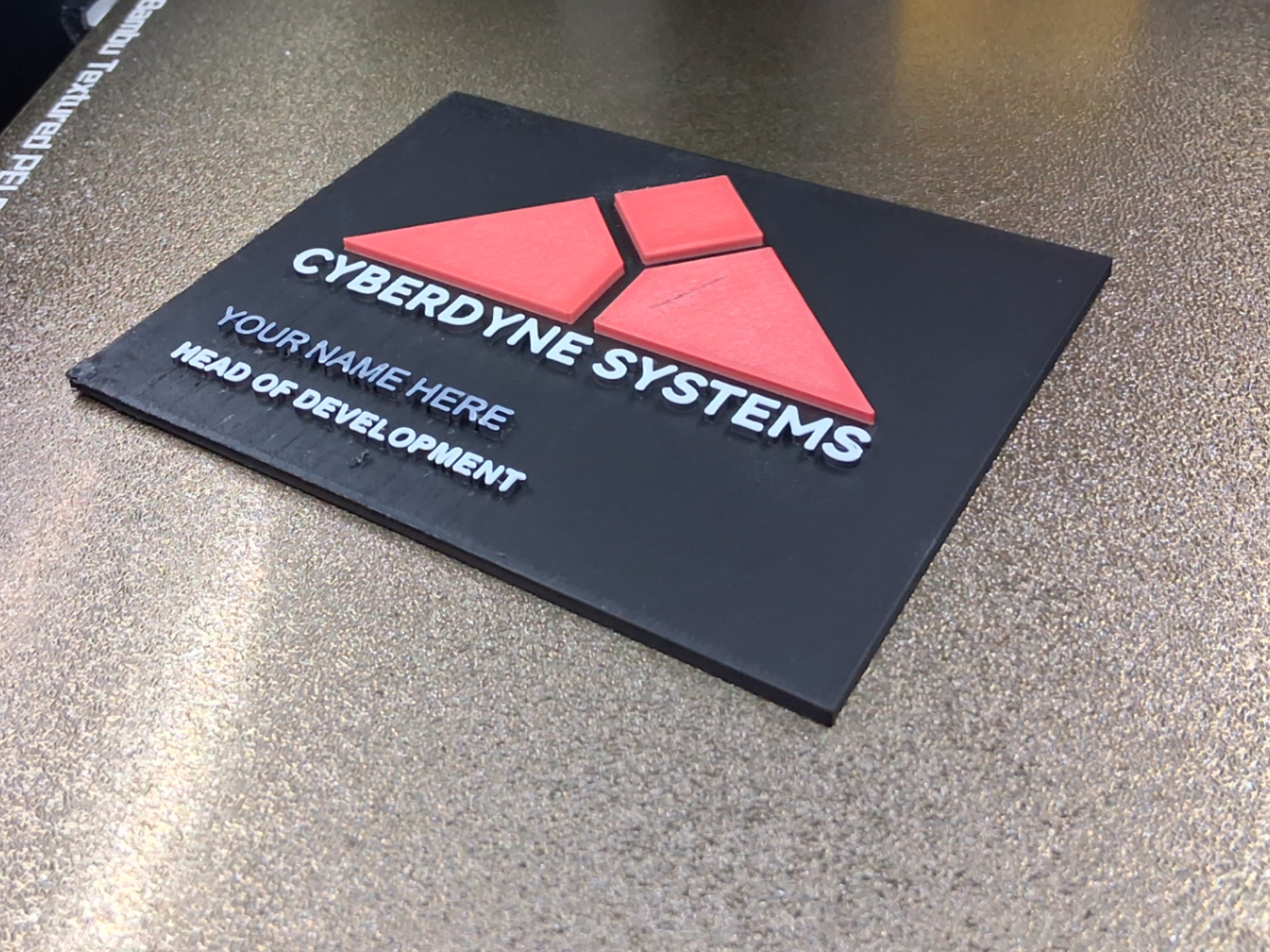 Cyberdyne Systems Office Name tag