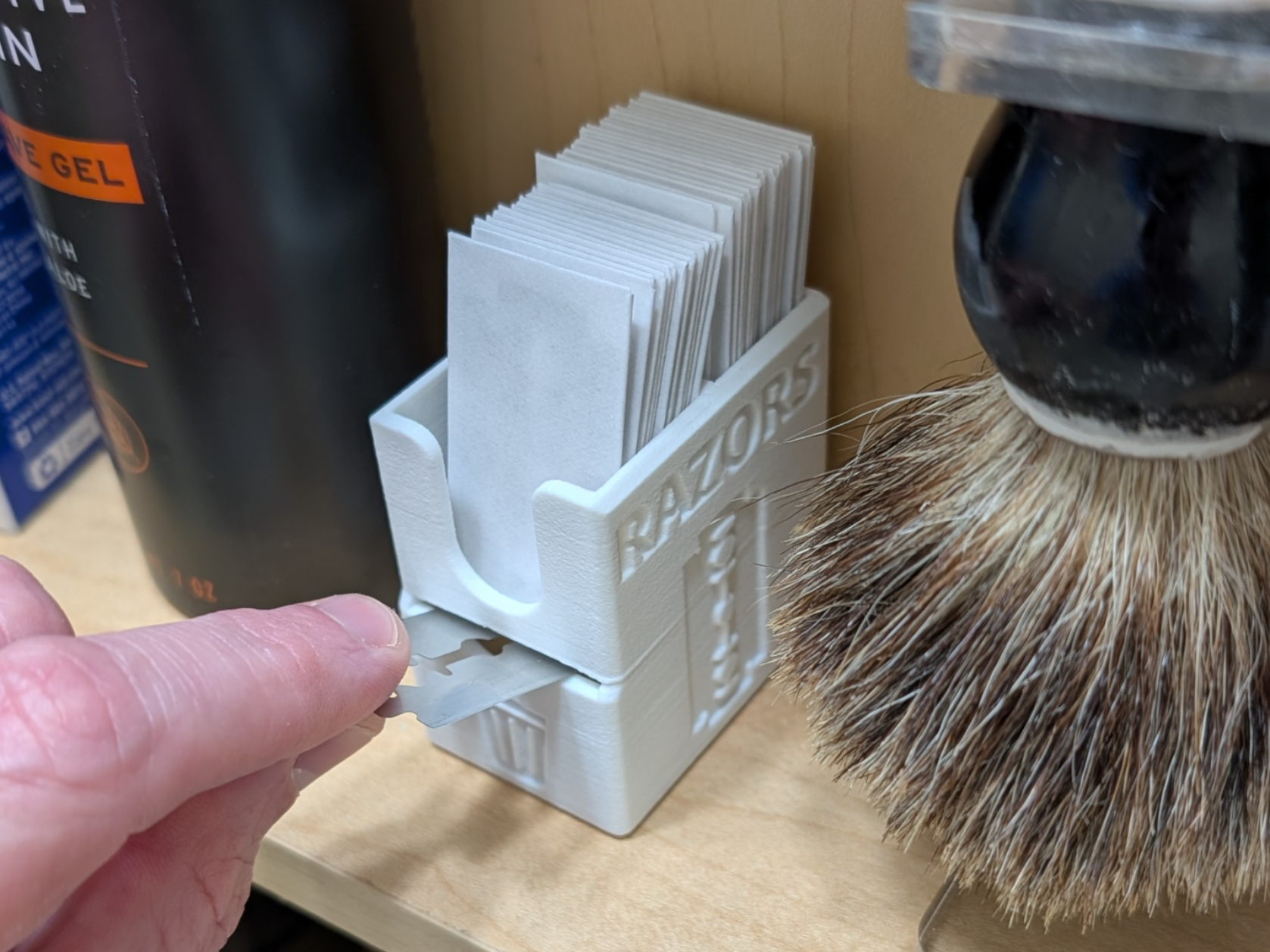 Safety Razor Blade Disposal and Storage Box