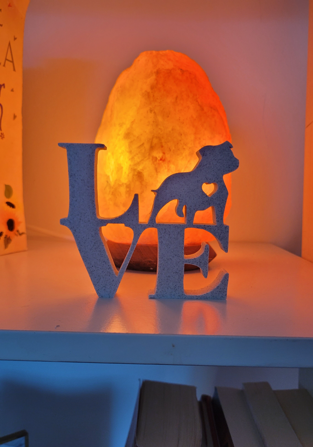 Staffie Sign | Love Staffy Sign | Staffy  Art