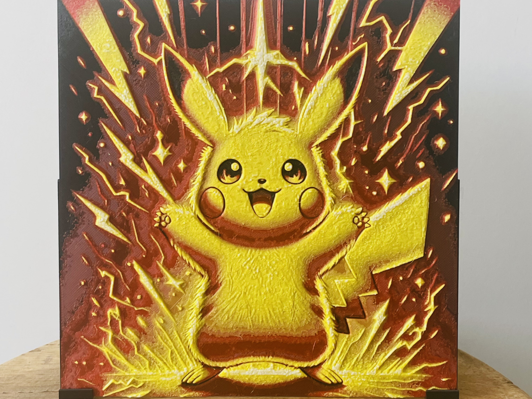 Pokemon Pikachu with lightning HueForge