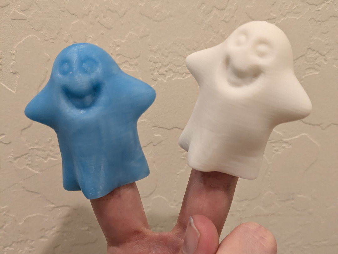 Ghost Finger Puppet