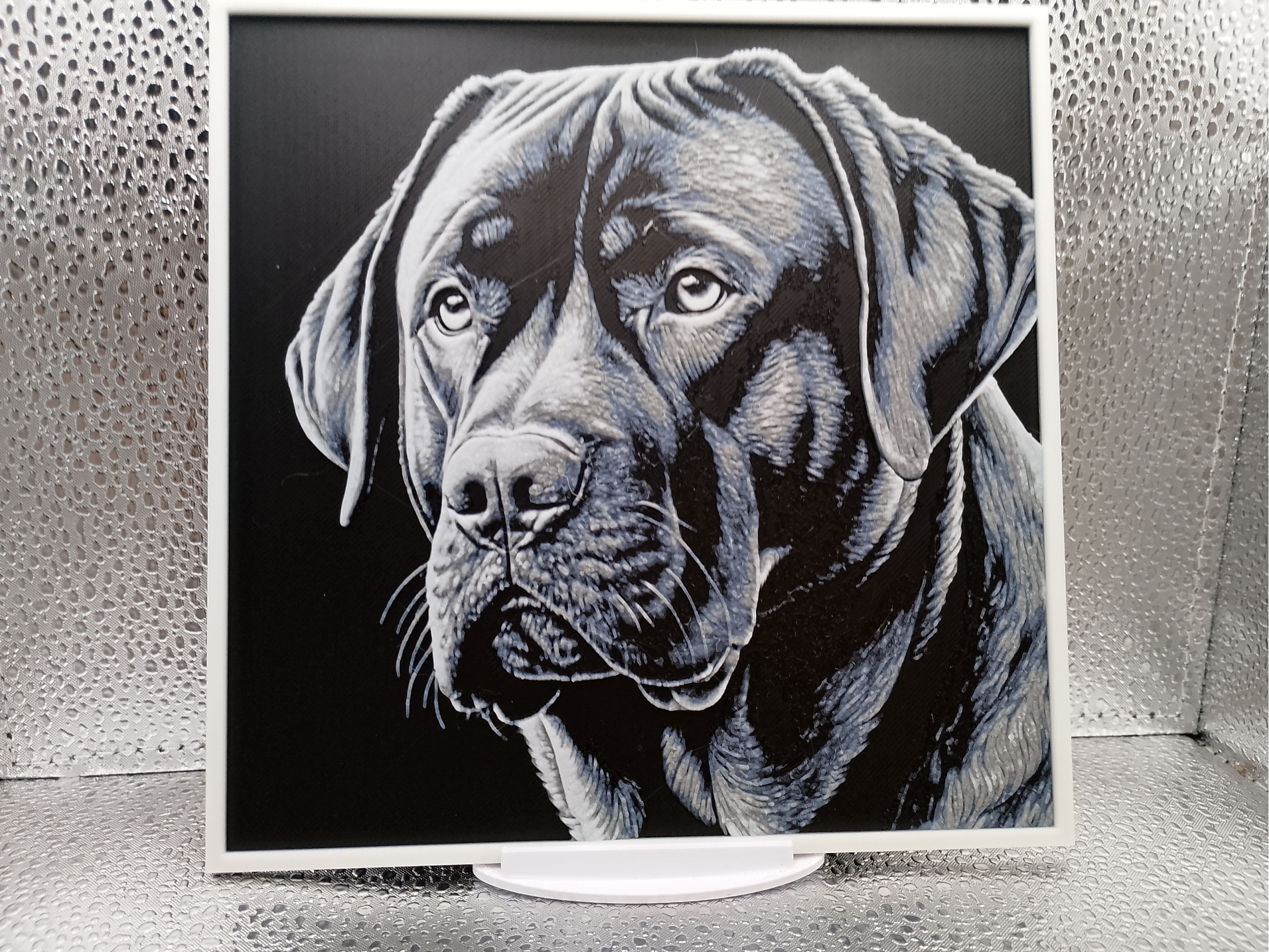 Canarian Mastiff – Hueforge 3D-Printed Artwork