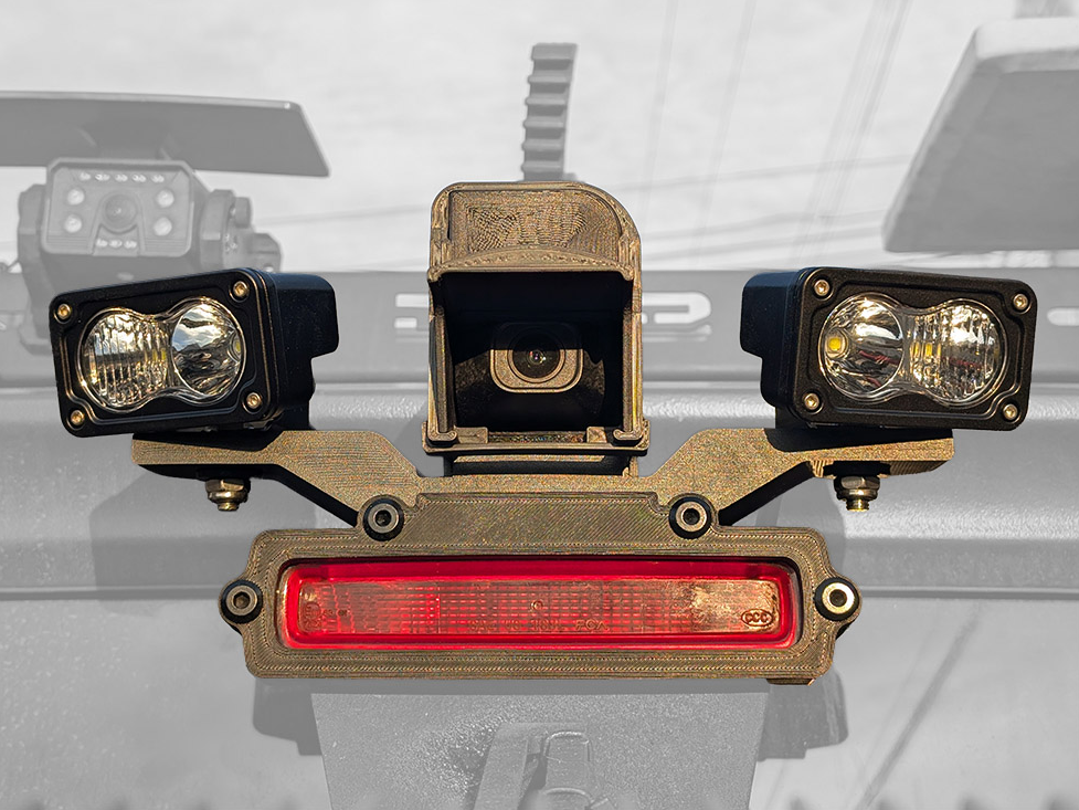JL Wrangler Third Brake Light LED Pod/Camera Mount