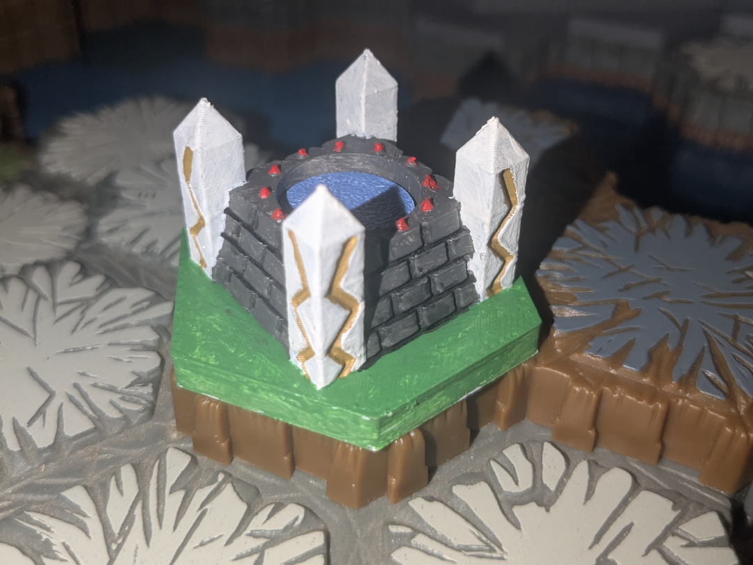 Healing Font Custom Heroscape tabletop terrain