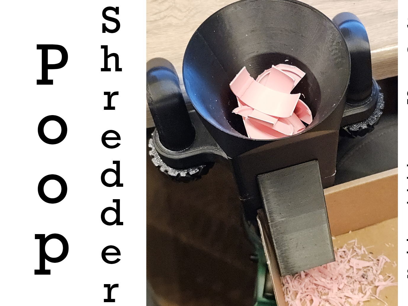 Poop & Plastic Shredder - Smelting preparation