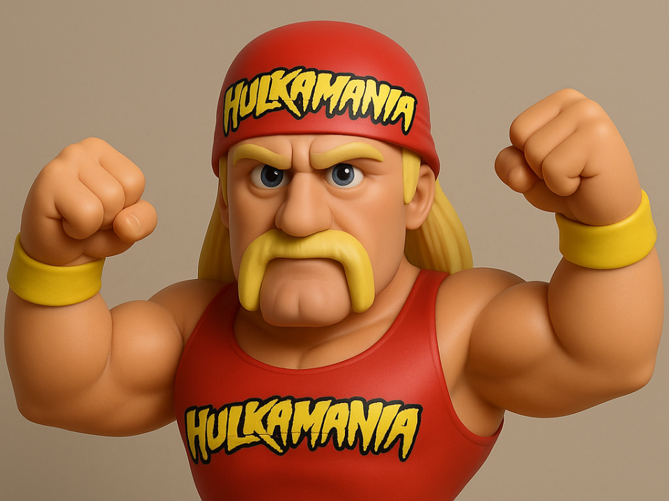 Hulkamania Cartoon Style –  3D Printable Figure