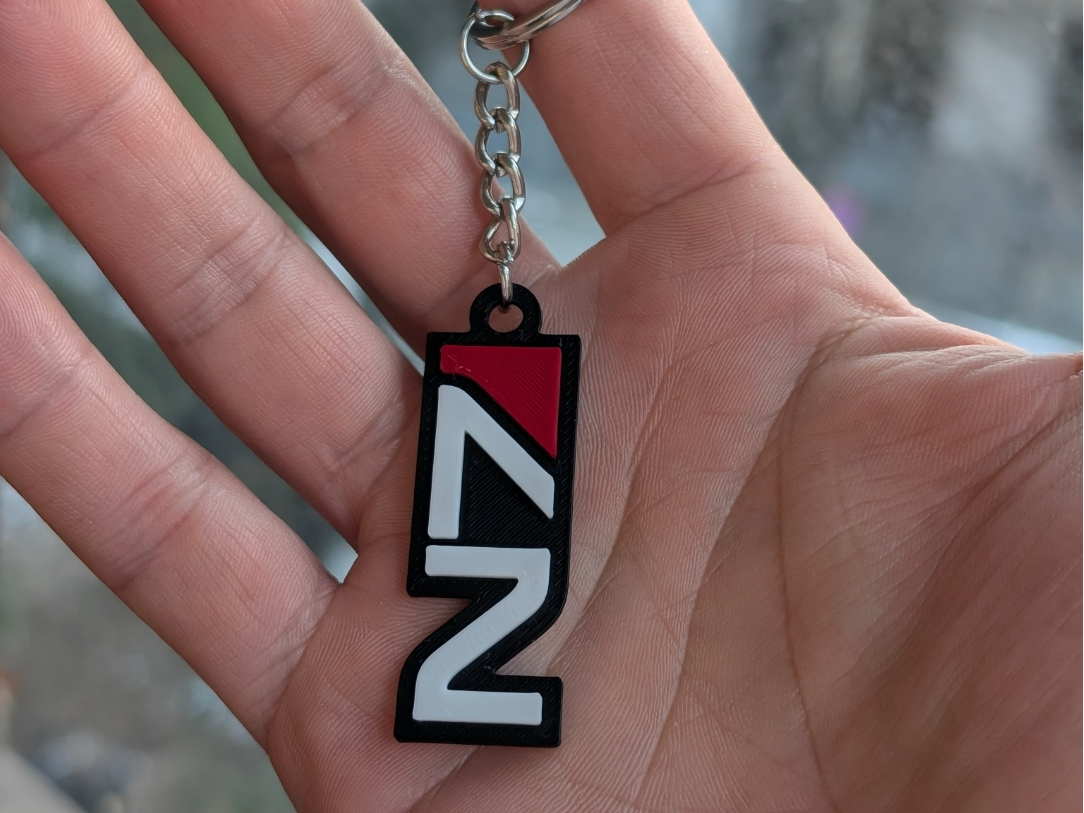 N7- Mass Effect - Keychain