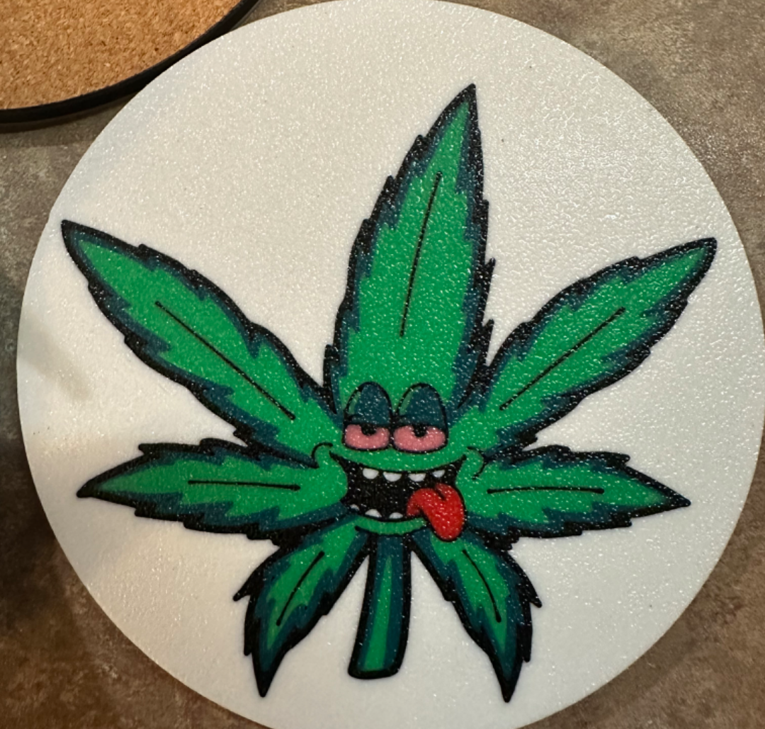 HAPPY CANNABIS COASTER