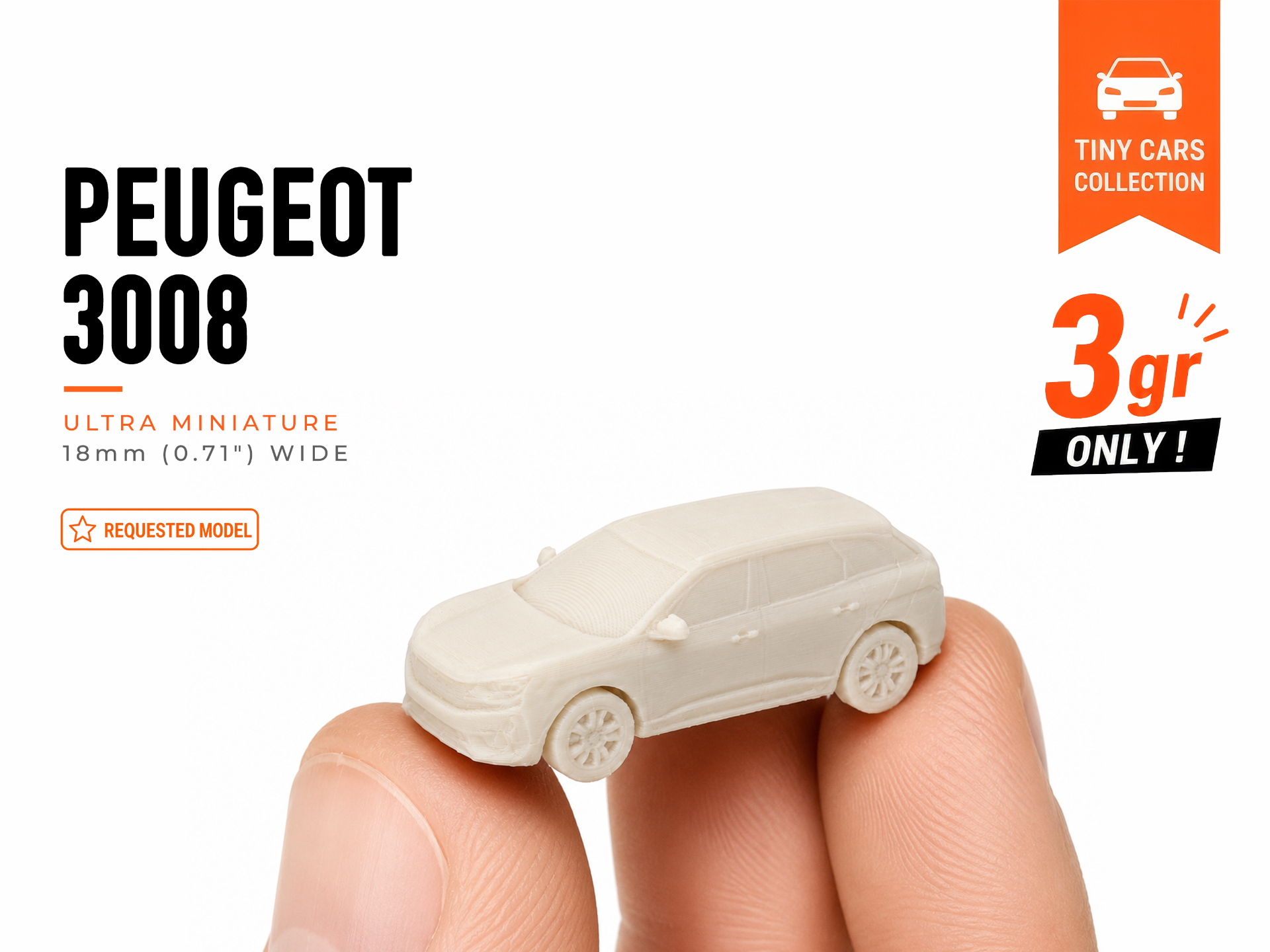 Tiny Peugeot 3008 - Mini Cars Series
