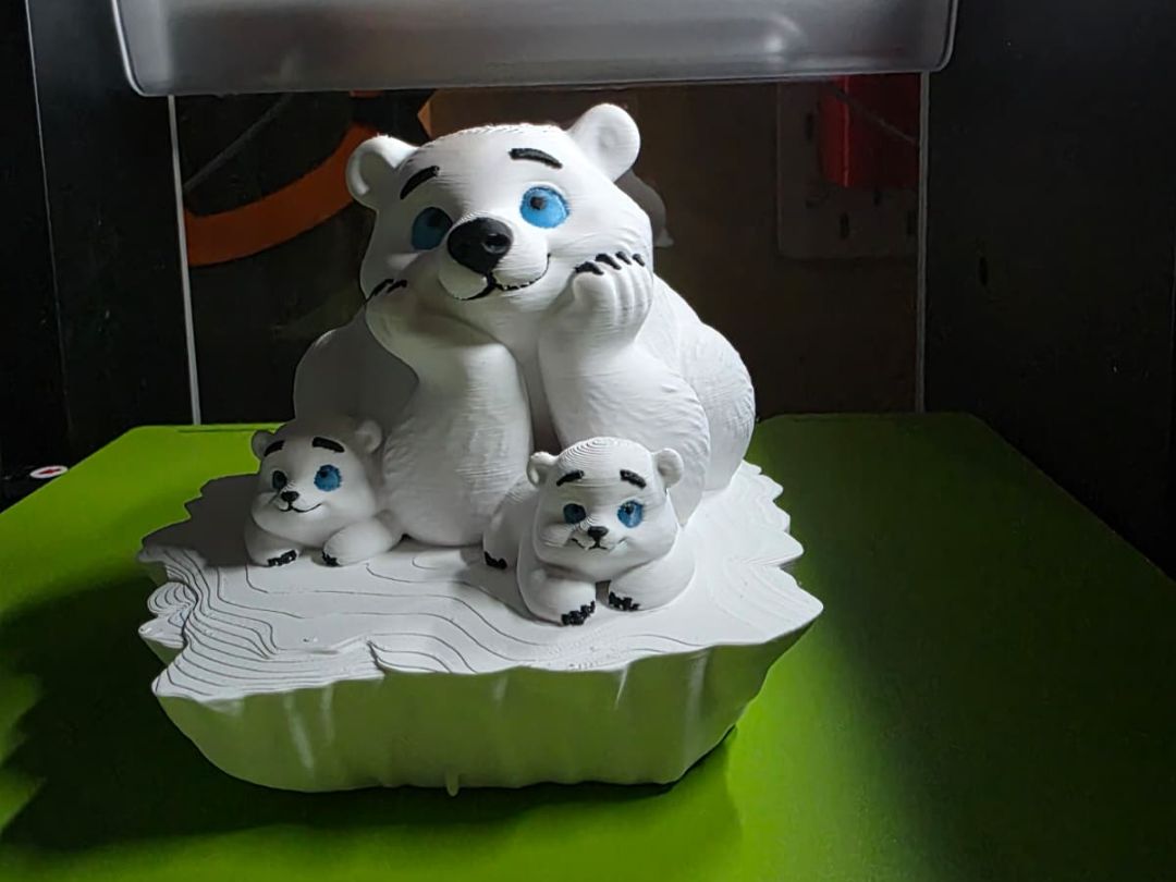 Eisbärfamilie im Traumland