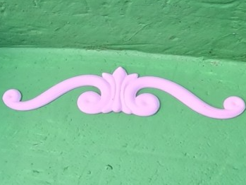 Swirl roset decorative molding