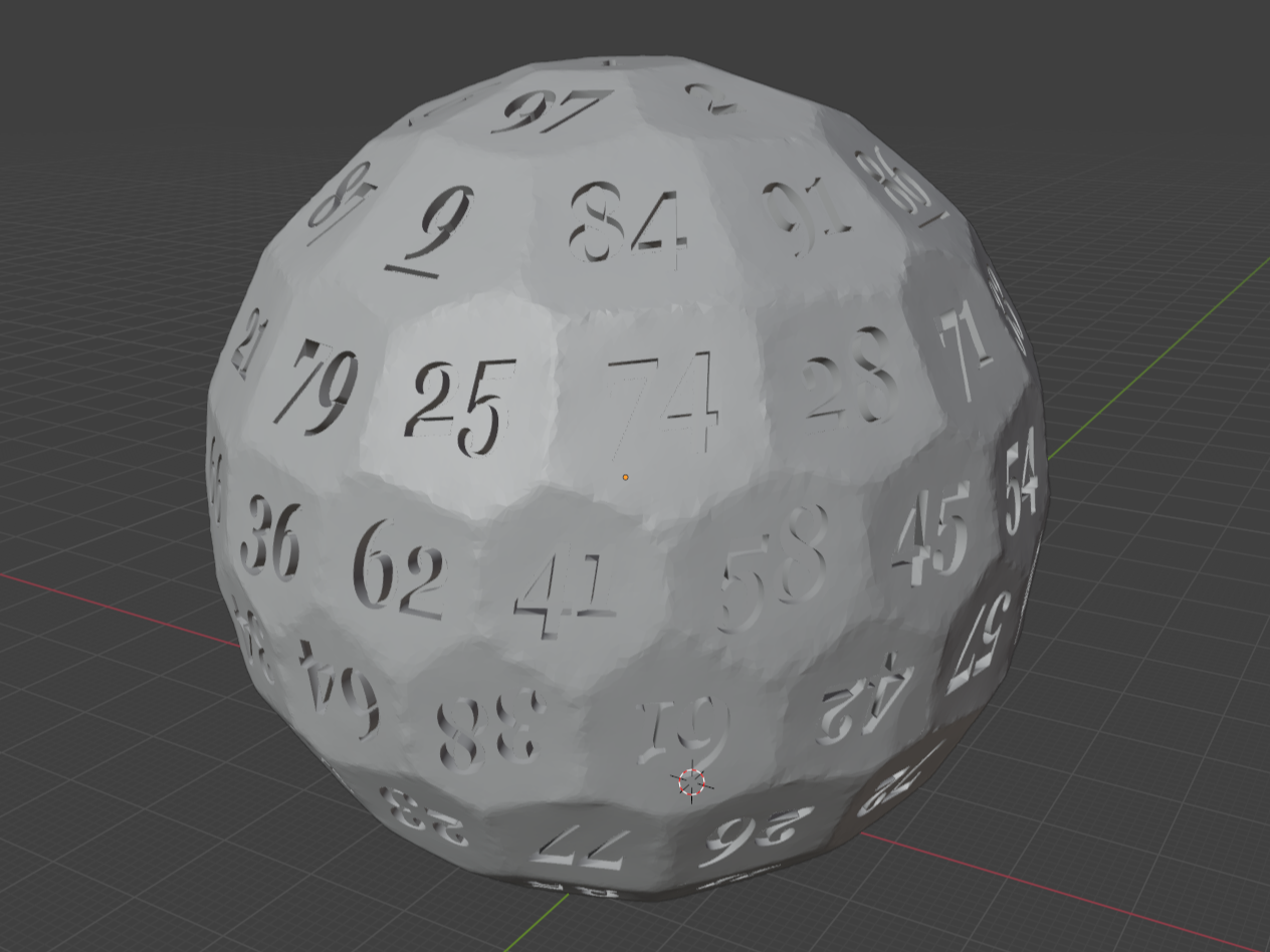 100 sided die