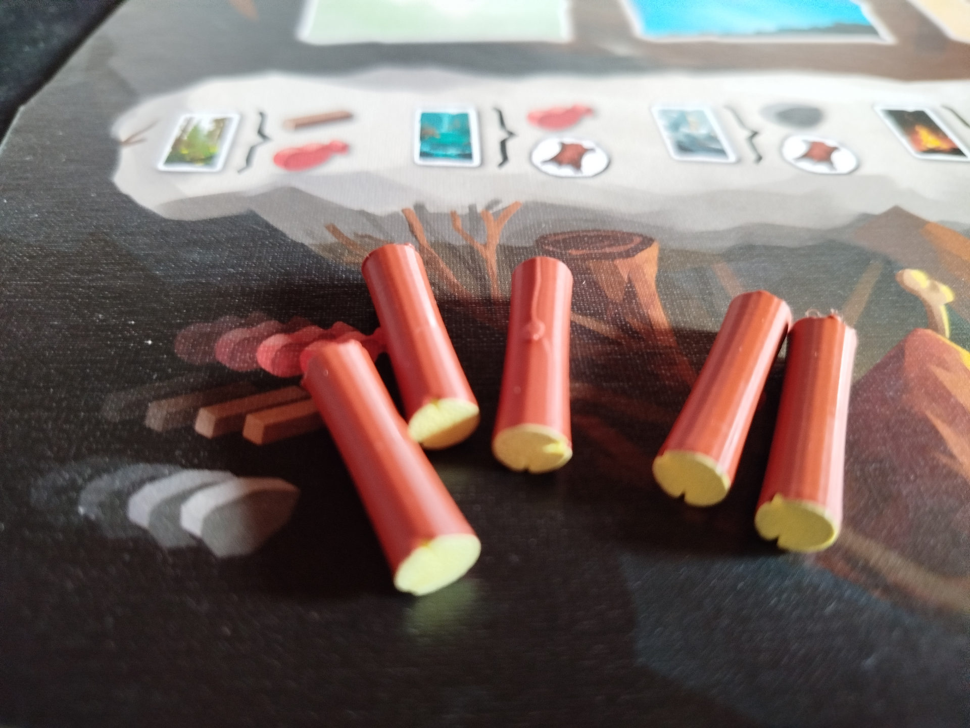 Tokens Deluxe Paleo - Madera / Tronco
