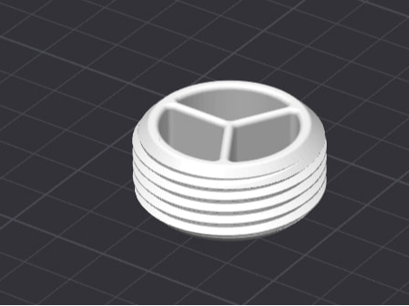 Threated plug