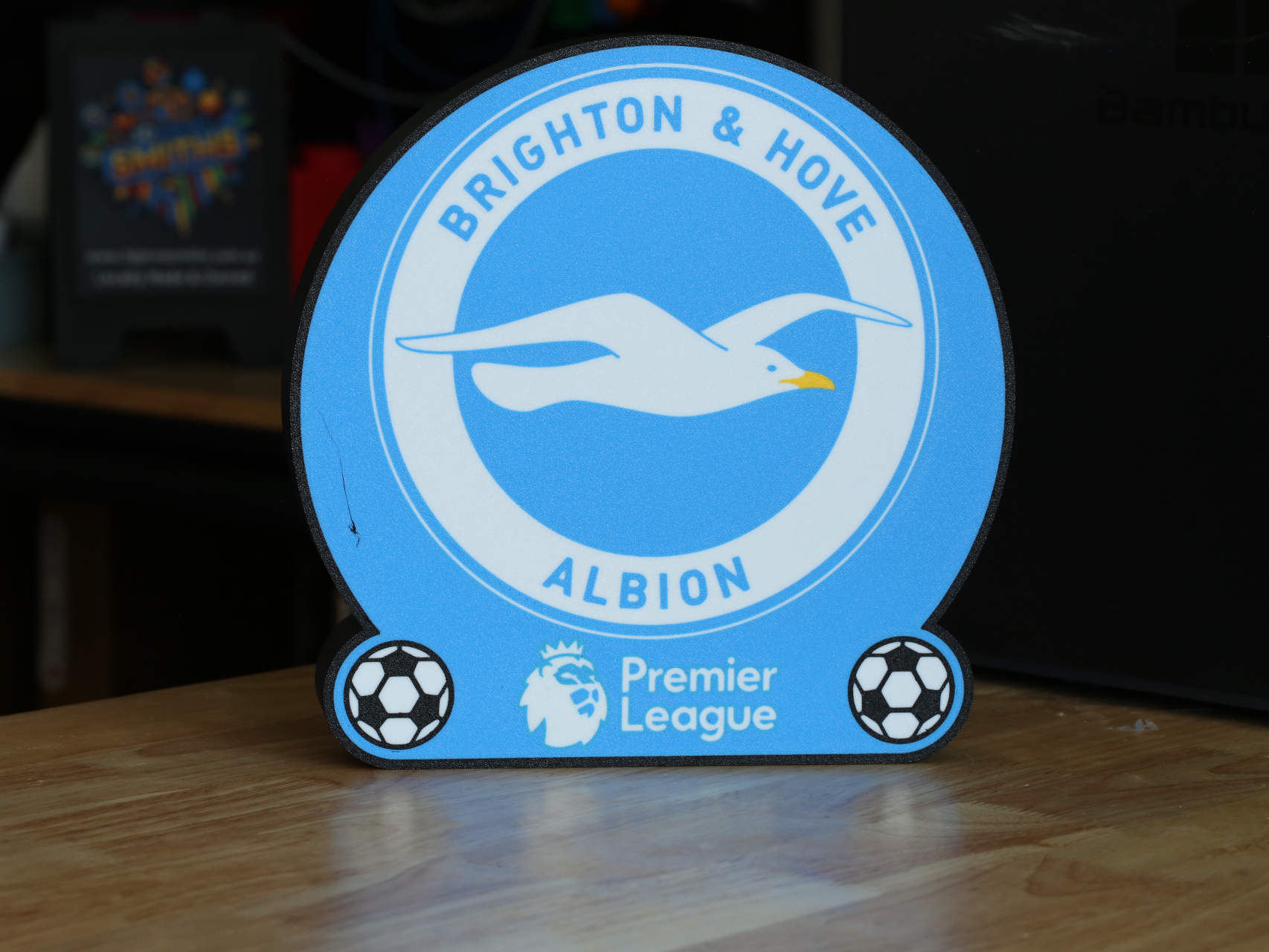 Brighton & Hove Albion EPL Football LED Light Box