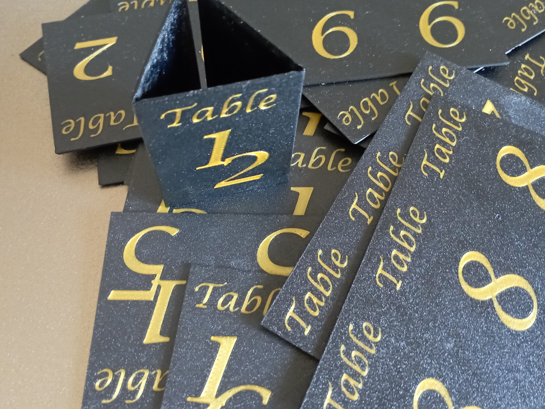 3 Wings Foldable Table Number 1 to 50. Cheap%Cool