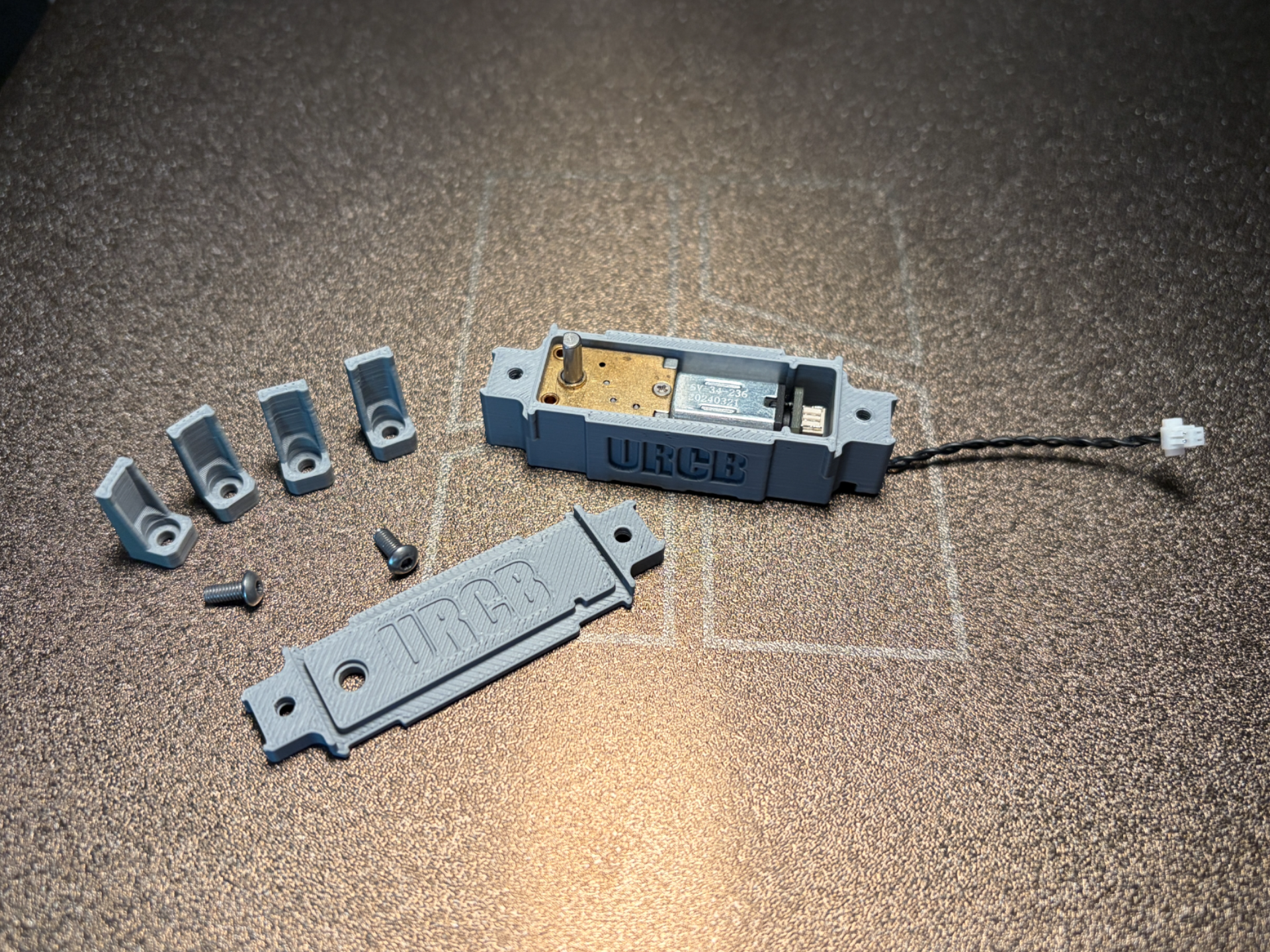 N20 Worm Gear Motor Case (LA008) - CyberBrick