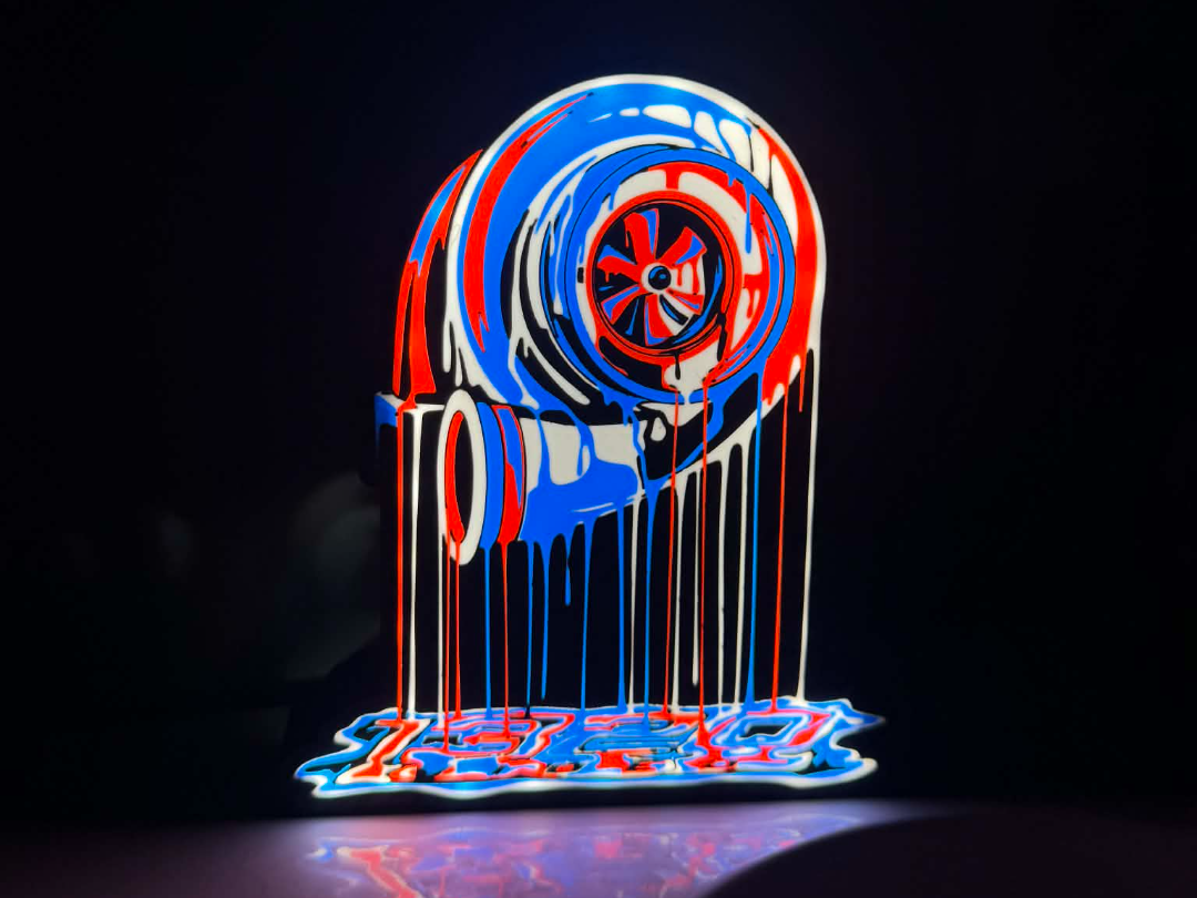 1320 Video inspired turbo drip light box