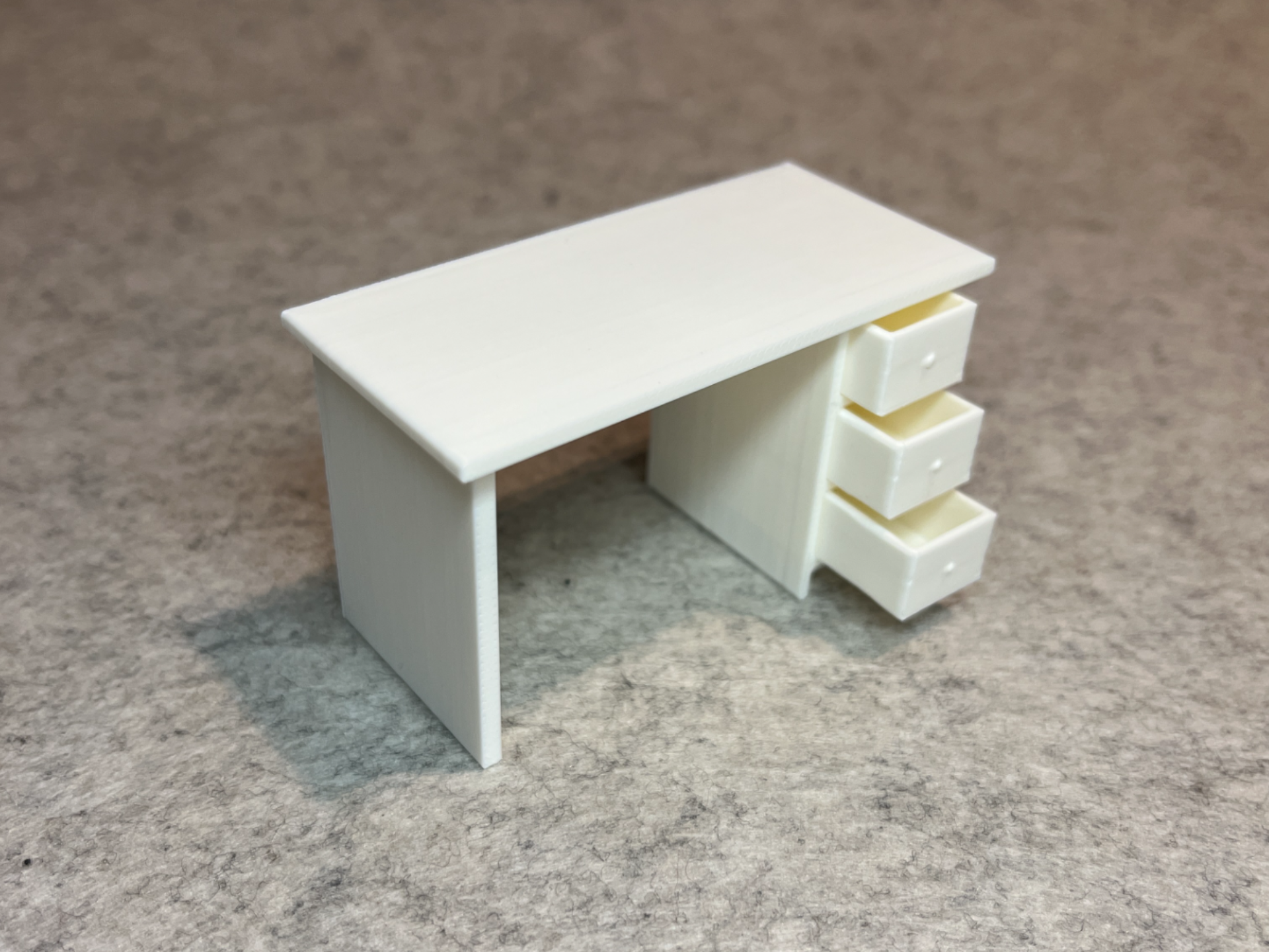 Dollhouse computer table desk for miniature house