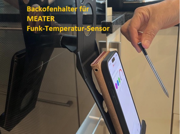 Halter für Backofen-Thermometer Meater