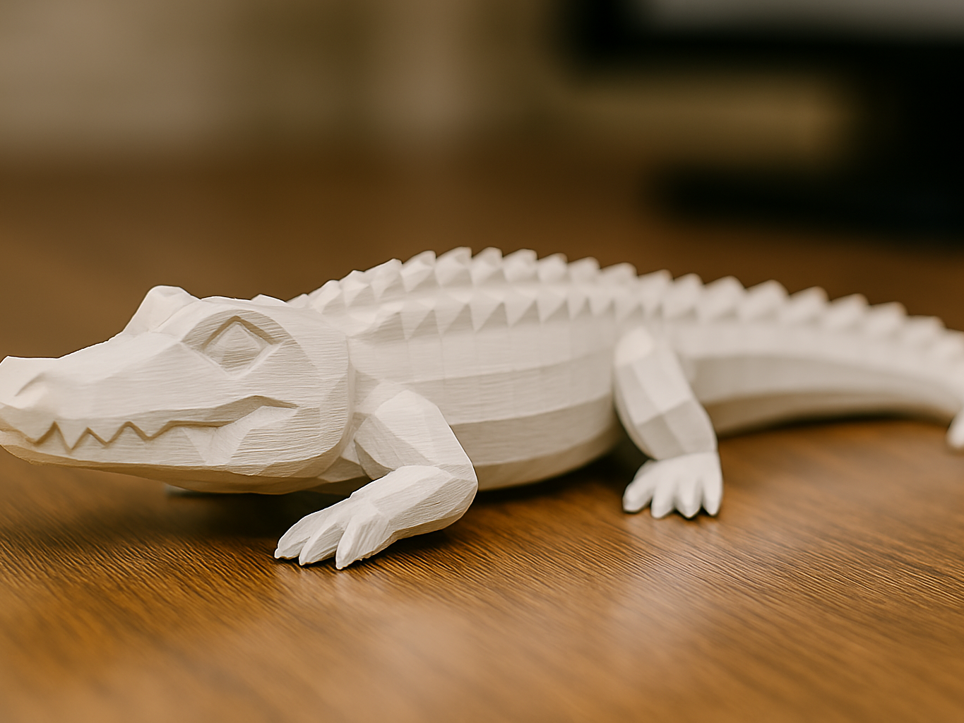 Low poly Crocodile