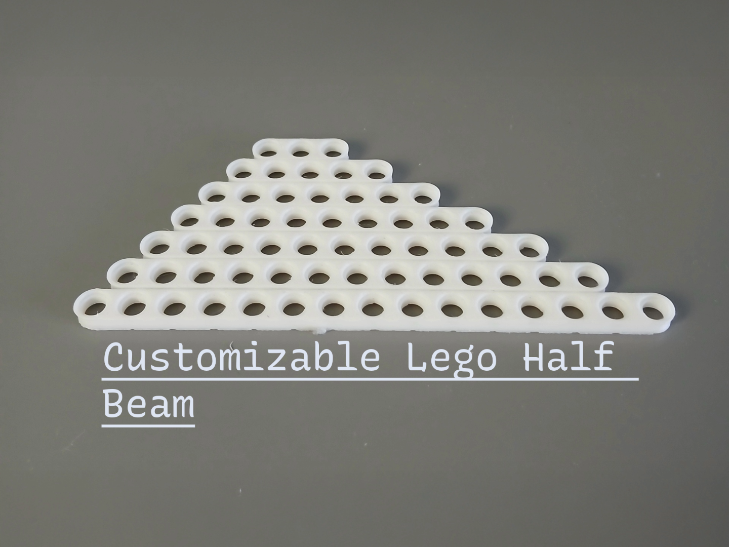 Iego/LegoTechnic Half Beams