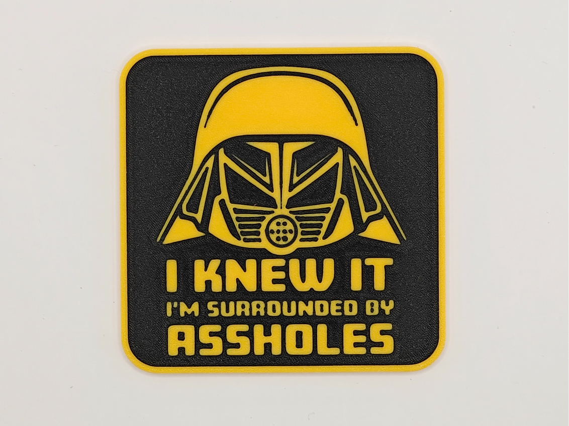 Darth Vader - I'm Surrounded By A**holes Coasters