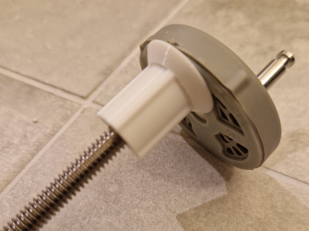 Toilet seat plug