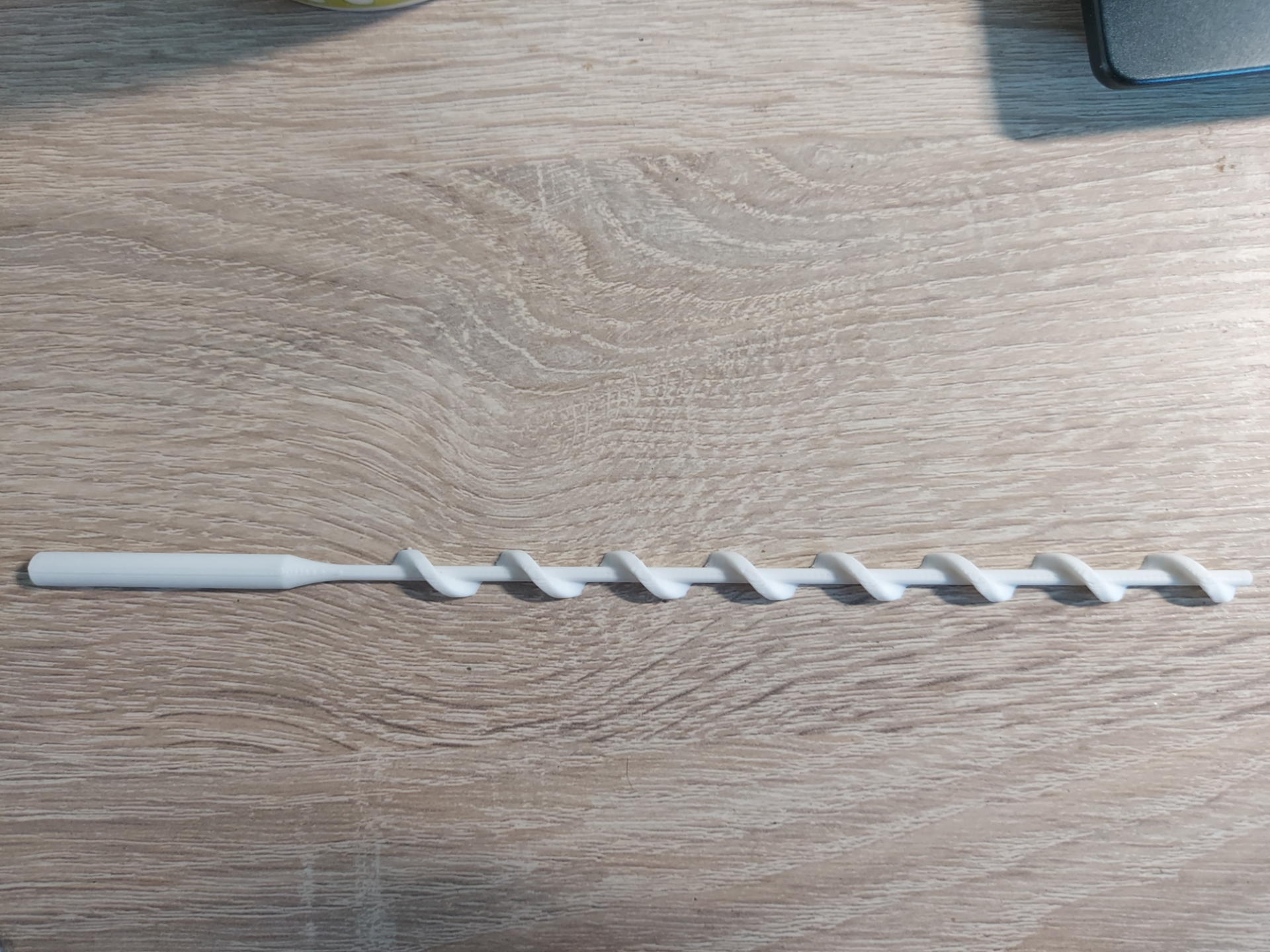 Spiral test tube stir