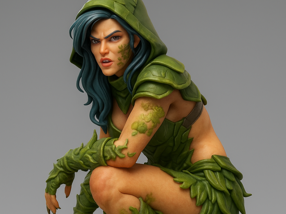 Shara, Human Shaman mini for Dungeons and Dragons