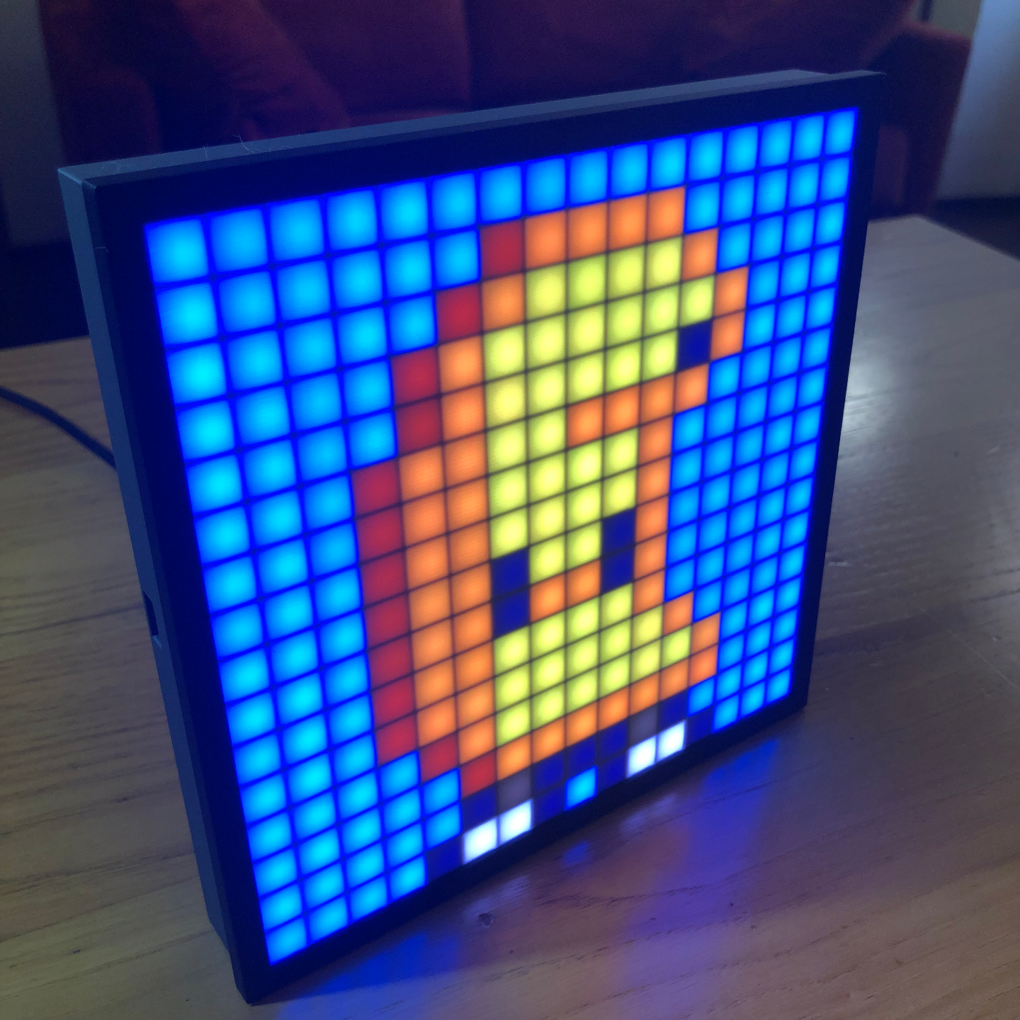 16x16 LED Matrix Frame with Diffuser Grid
