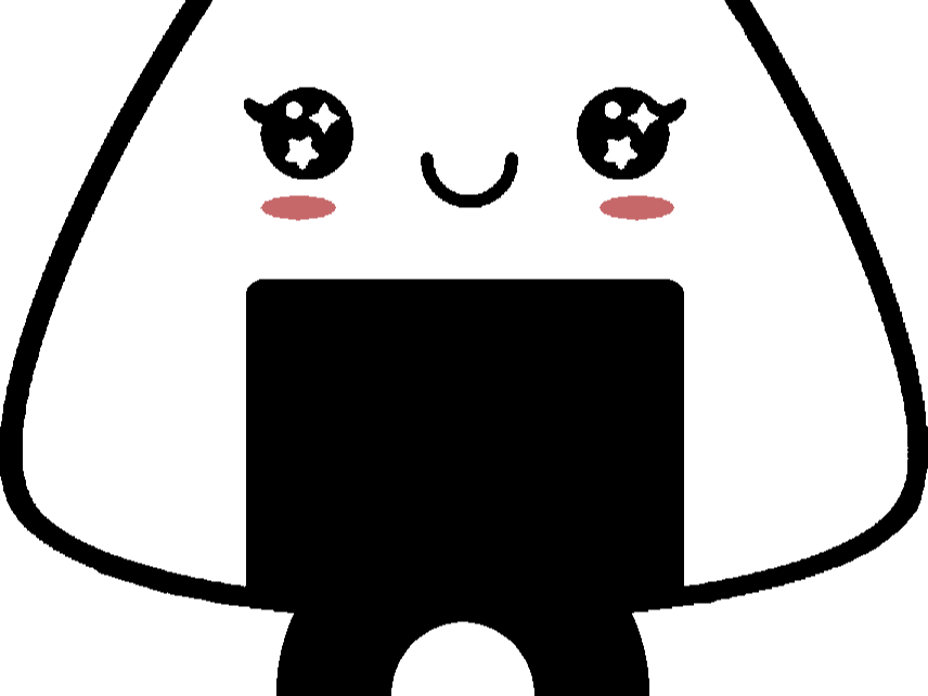 Onigiri Keychain Plectrum Kawaii