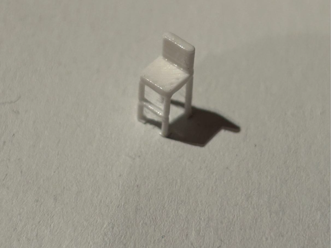 Bar stool scale 1/100