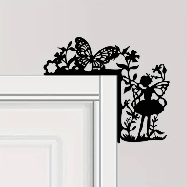 Door Corner with Fairy and Butterfly