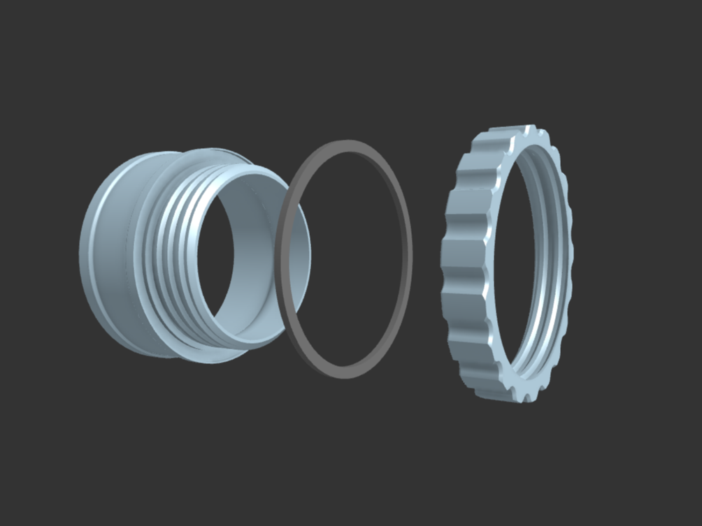 100mm Enclosure Vent Adapter Flange