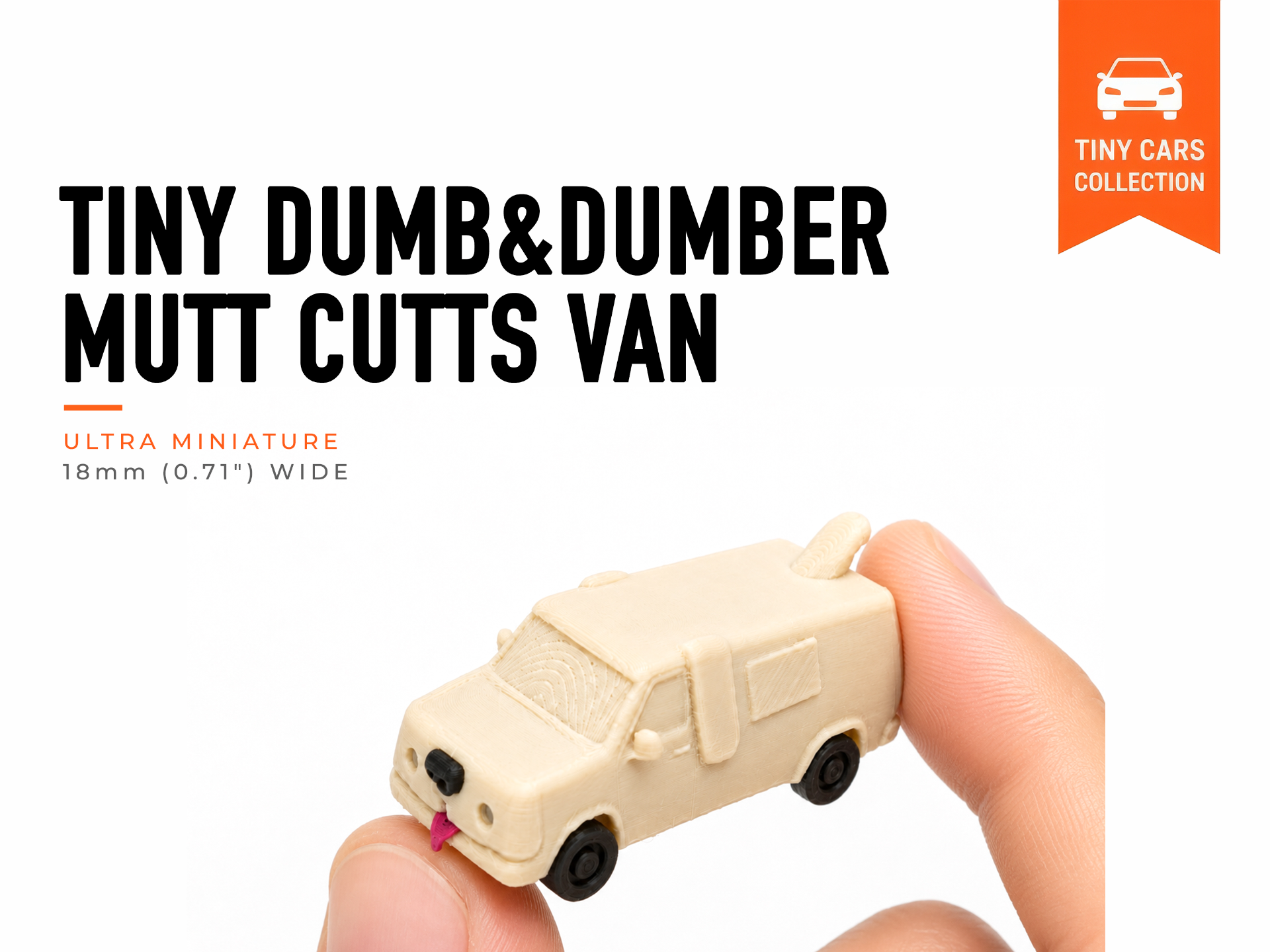 Tiny Dumb&Dumber Mutt Cutts Van - Mini Cars Series