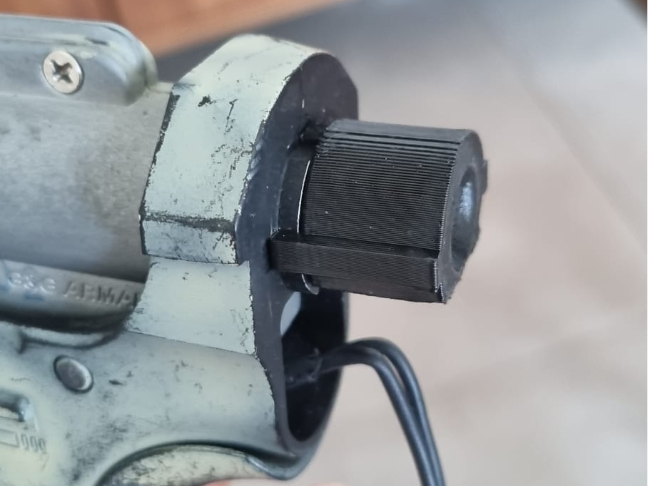 Buffer tube adapter for Airsoft G&G PDW-15 AR