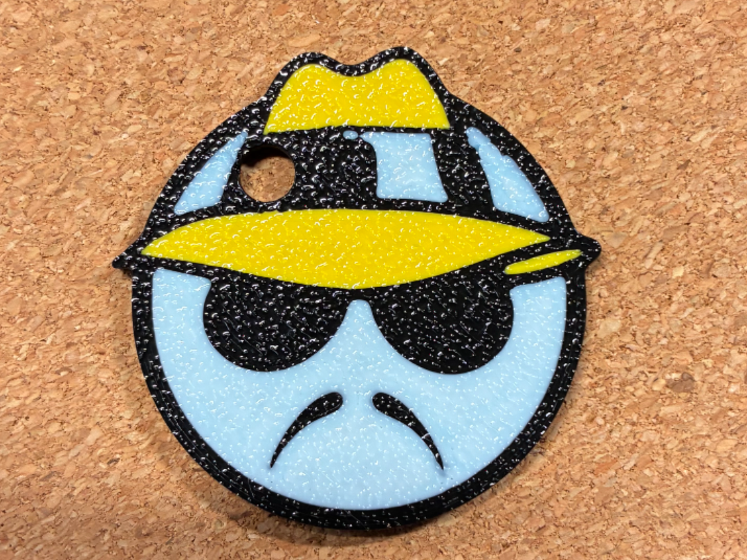Low Rider Man Logo Keychain