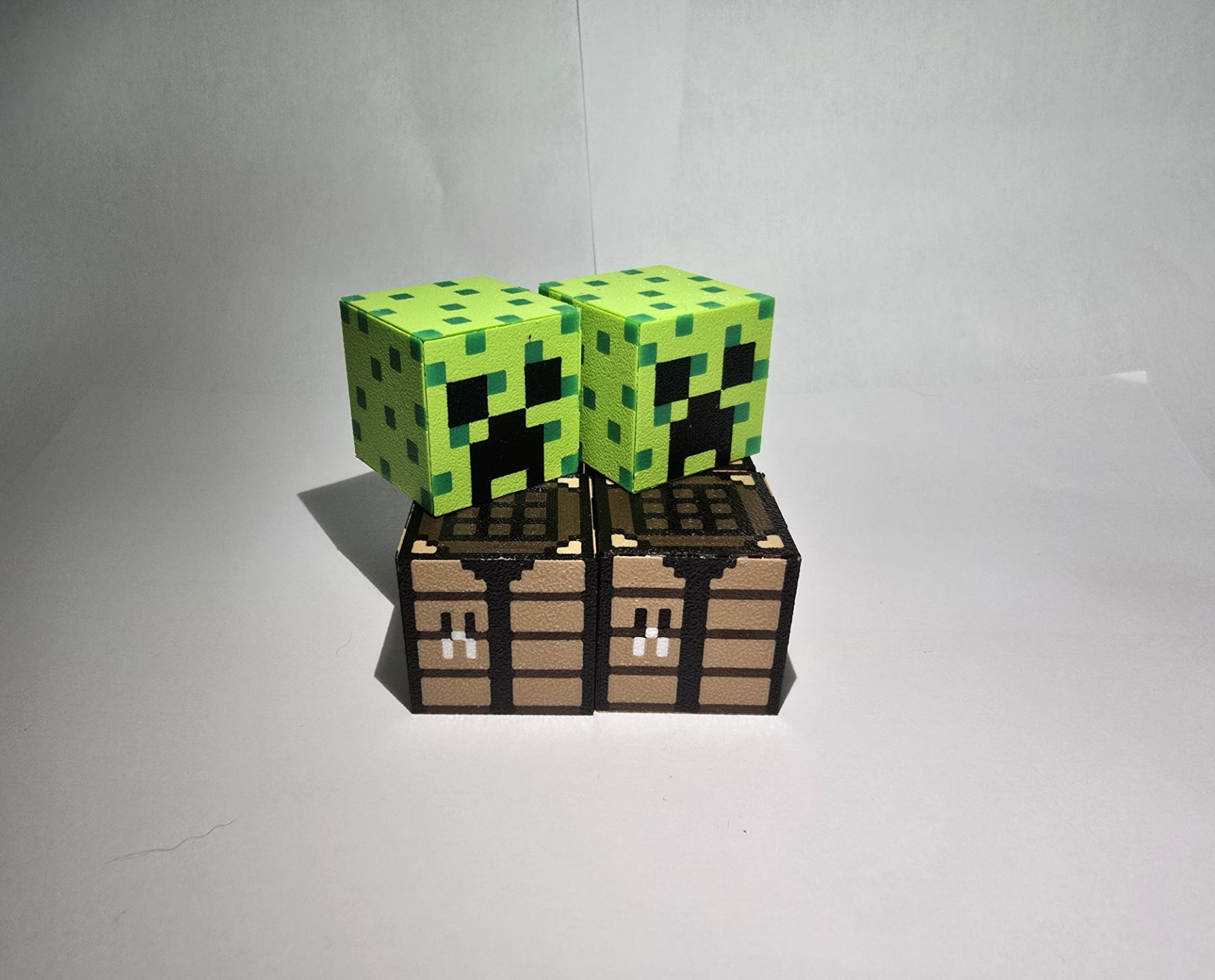 Creeper Head v2 block toy