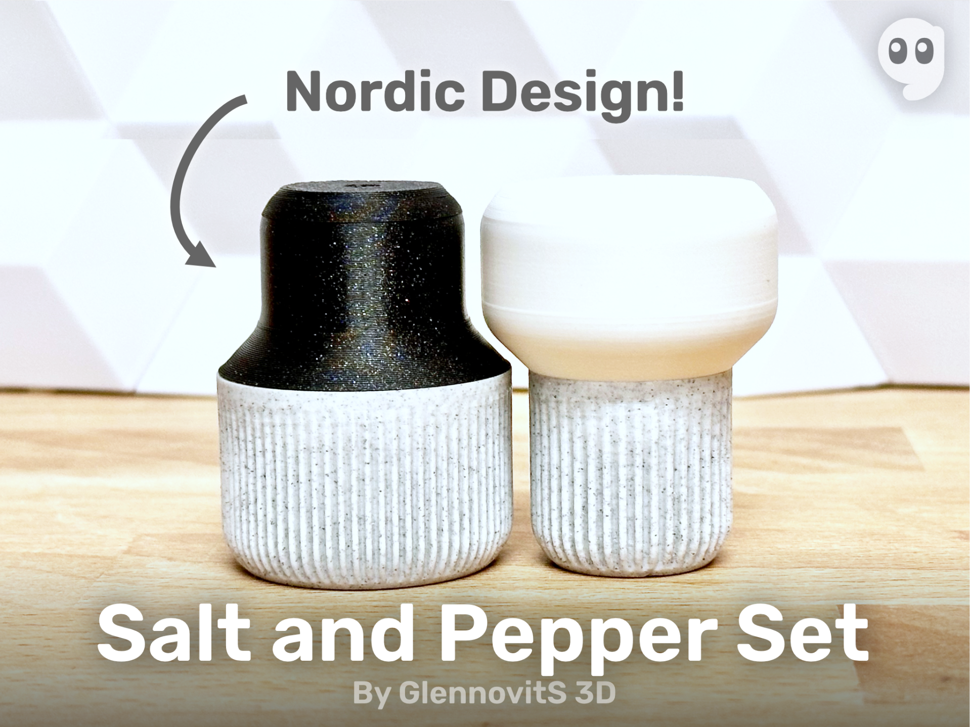 Salt and Pepper Set (modern shaker kit)
