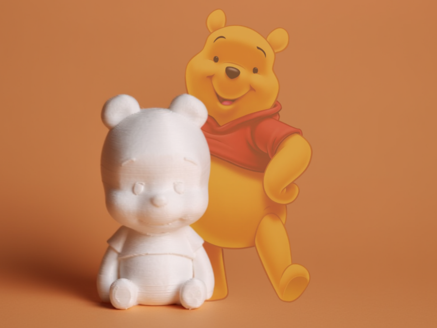 Chibi Winnie the Pooh 3D Model