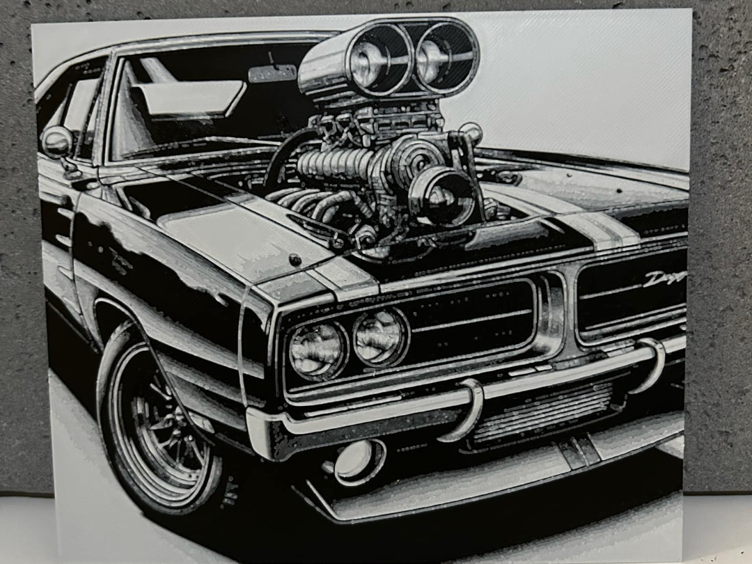 Muscle car - Hueforge