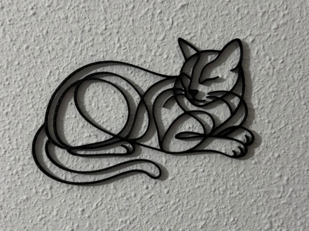 Gato Linea Wall Art