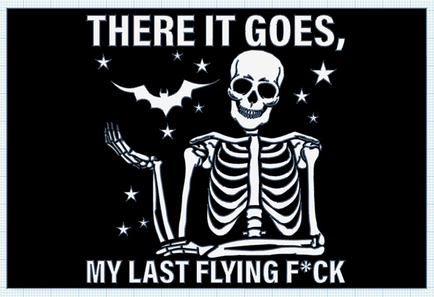 The last flying F skeleton