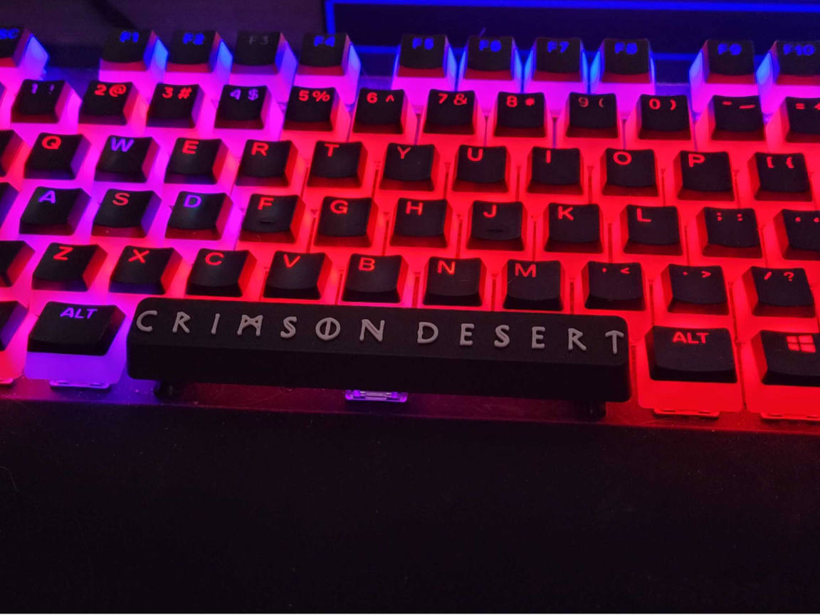 Crimson Dessert Spacebar Keycap
