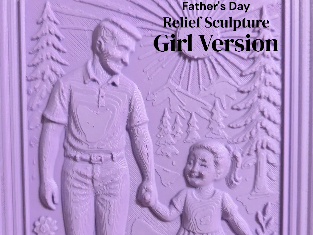 Father's Day Relief Sculpture Gift