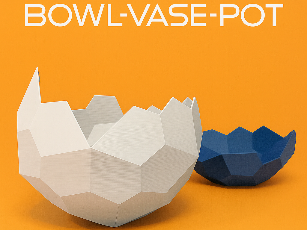 Multifunctional Bowl, Vase, Planter Ultramodern