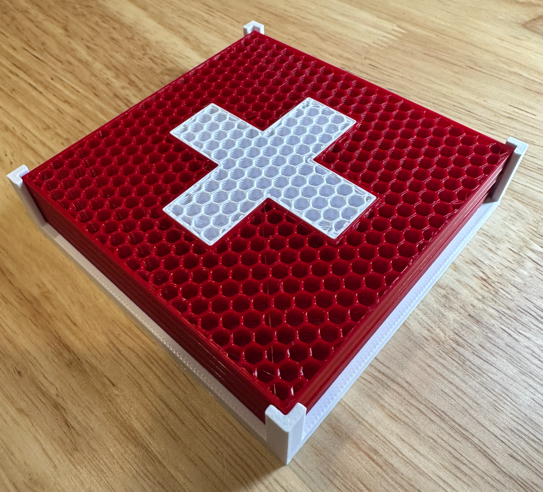 Swiss Flag Drink Coasters