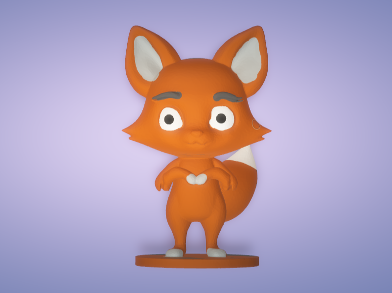 Chibi Anthro Fox. The Playful Trickster